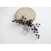 Beryuan Rhinestone Onyx Black Teardrop Hair Comb - Bridal Wedding Accessory - Buy Online on GoSupps.com