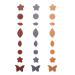 SEWACC 3pcs Ceramic Butterfly Flower Ceramic Decor Mosaic gems Crafts Supplies for Adults Scrapbooking Charm Mosaic Tiles Craft DIY Material Tile Trim Ceramics Ceramic Tile Art Supplies As Shownx3pcs 0.6X3.5CMx3pcs