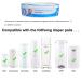 Diaper Pail Refill Bags 4 Pack - 1120 Count, Compatible with Diaper Pails - Buy Online on GoSupps.com