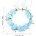 Healeved 1pc Simulated Flower Headband Elegant Lifelike Wreath Garland Headband Headwear Blue - Buy Online on GoSupps.com