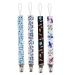 4 pieces of baby pacifier clip kettle pressure cotton strap pacifier nipple holder for toddlers set pacifier holder pacifier chain clips fit for everyone (5)