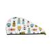 Colorful Insects Microfiber Hair Towel Soft Super Absorbent Hair Towel Wrap for Women Coral Velvet Quick Dry Hair Cap for Long Curly and Thick Hair