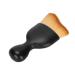 Curved Wine Glass Makeup Brush - Soft Touch Blending Brush for Liquid & Blush - Premium Cosmetics Tool (Brown) | International Shipping - Buy Online on GoSupps.com
