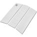 SYMPL Surfboard Front Traction Pad - 3 Piece Front Grip for Surf, Skim, Longboard & Fish Boards - Maximum Grip Stomp Pad with 3M Adhesive - White - Buy Online on GoSupps.com