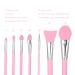 7pcs Silicone Makeup Brush Kit - Face Mask Foundation Eyeshadow & Eyebrow Brushes (Green) | International Shipping - Buy Online on GoSupps.com
