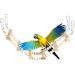 Allazone Bird Parrot Toys 13 PCS Hanging Bell Pet Bird Cage Hammock Swing Toy Wooden Chewing Toy for Conures Love Birds Small Parakeets Cockatiels Macaws Style 7 - Buy Online on GoSupps.com