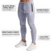 PIDOGYM Men's Slim Tapered Jogger Sweatpants - Light Grey XX-Large - Buy Online on GoSupps.com