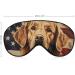 American Flag Golden Retriever Eye Mask - Adjustable Light Blocking Sleep Mask for Men & Women - Buy Online on GoSupps.com