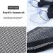 QUUPY 2 Reptile Hammock Set Triangle Breathable Net Breathable Mesh Lizard hammock for Large and Small Bearded Dragons Anoles Geckos Lizards or Snakes 33x33x48cm Black - Buy Online on GoSupps.com