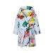 XINNE Boys Girls Soft Bathrobe Cute Pattern Robes Toddler Baby Flannel Hoodie Pajamas Sleepwear Multi Cars 110