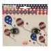 Patriotic Temporary Face Tattoos - 100pc Face Art for Memorial Day, 4th of July, Labor Day | Red White Blue Glitter | Election Party - Buy Online on GoSupps.com