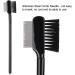 Eyebrow Extension Comb Double Head Eyelash Eyebrow Brush Comb Stainless Steel Comb Needle Wood Long Handle - Buy Online on GoSupps.com
