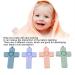 4PCS Silicone Teether for Infants & Babies - Cross Shape Teething Relief Chew Toy with Lanyard - Odorless & Colorful - Buy Online on GoSupps.com