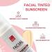 Tinted Sunscreen Spf 60 UV Protection - Face Sun Cream Spf 60 - Spf 60 Face Moisturiser - Sun Cream for Women - Refreshingly Non - Sticky Moisturization - Sunscreen for Even Skin Tone - Buy Online on GoSupps.com