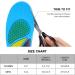 Cushioned Gel Insoles for Men - Relieve Foot Pain, Arch Support, Reduce Muscle Fatigue - Dark Blue (1 Pair, Size 8-14) - Buy Online on GoSupps.com