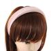 Buy AXY Light Pink Metallic Look Headband | Padded Fabric Hair Accessory for Women - Stylish & Comfortable - Buy Online on GoSupps.com