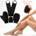 Selftanning Mitt Kit - 4 in 1 Tanning Mitt Set Tan Application Glove | Tan Mitt with Back Strap Exfoliate Gloves Face Mitt Finger Sleeve Back Applicator for Tanning Lotion - Buy Online on GoSupps.com