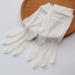 Beatifufu 1 Pair Grooming Gloves Silk Mittens Dry Hands Gloves Moisture Wristband Night Moisturizing Gloves Dry Cracked Hands Gloves Hydrating Gloves Repair Lining White Silk - Buy Online on GoSupps.com