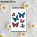 150 Various Styles Butterfly Temporary Tattoos - Waterproof 3D Body Art Stickers for Kids & Women | Birthday Decorations & Makeup Stickers - Buy Online on GoSupps.com