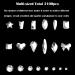 600 Clear Diamonds + 2500 Flat Rhinestones Kit for Nail, Shoes, Clothes, Jewels - DIY Nail Art Decorations - Buy Online on GoSupps.com
