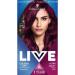 Schwarzkopf LIVE Colour + Lift Long-Lasting Permanent Purple Hair Dye Lightens Up To 3 Levels Ultra Violet L76 Permanent Ultra Violet