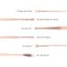 7pcs Stainless Steel Spiral Earwax Cleaner Set - Rose Gold | Portable Ear Pick Spoon & Removal Tool - Buy Online on GoSupps.com