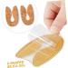 FOMIYES 2 Pairs Transparent Heel Pads - Reusable Silicone Heel Protectors for Women's Shoes - Buy Online on GoSupps.com