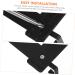 PRETYZOOM Aluminum Bedroom Back Hooks Rack with Coat Hanging Hangers Bags Bathroom Door Hats Overdoor Metal - Buy Online on GoSupps.com
