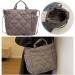 Arvalolet Women's Quilted Winter Shopper Bag - Light Padded Large Capacity Fluffy Hobo Handbag in Gray - Buy Online on GoSupps.com