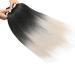 LDMY Pre-Stretched Braiding Hair Extensions - 8pcs 26 Synthetic Kanekalon Ombre Green Braids | Lightweight Black-Grey Hair Fiber - International Shipping Available - Buy Online on GoSupps.com