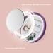 PURPLE PAVAAIDAN Travel Compact Mirror with LED Light - 1X/3X Magnifying Double Sided Makeup Mirror - Dimmable Portable Mirror for Handbag and Purse - Buy Online on GoSupps.com