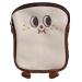 Lurrose Aunt's Towel Storage Bag Cute Wallet Plush Purse Napkin Storage Bag Feminine Hygiene Products Stuffed Change Wallet Tampon Storage Bag Plush Brown Zipper Period Bag Hairy Brown 15.4X12.2CM