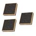 FOMIYES 3 Pcs Eye Shadow Empty Palette Empty Eyeshadow Dish Eye Shadow Box Self Made Packing Box 1 count (Pack of 1) Blackx3pcs