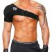 Adjustable shoulder bandage shoulder protection shoulder strap universal for rights and left shoulder women and men for AC-joints tendonal infections sports injuries pain relief