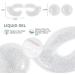 Reusable Eye Gel Cooling Pads & Silicone Eye Patches - 6 Pairs Under Eye Masks for Wrinkles Fine Lines & Redness Treatment - Hot Cold Therapy in Stylish Tin Case (Silver Grey - Buy Online on GoSupps.com