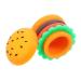 RORPOIR Silicone Box Moisturizer Dispenser Jewelry Container Eye Cream Jar Makeup Sample Container Mini Hamburger Jars Tiny Travel Jars with Lid Small Container Cosmetic Jars