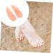 SEWOART Middle Toe Support Pad - 4pcs Nursing Shoe Toe Protectors for Hammer Toe Relief - Buy Online on GoSupps.com