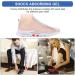Buy Haofy Gel Heel Pillow for Heel Spur - 2 PCs Silicone Insoles for Plantar Fasciitis & Achilles Tendon Pain Relief | Comfortable Shoe Inserts - Buy Online on GoSupps.com