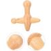 Fomiyes Thai Traditional Reflex Zone Massage Tool - Wooden Stick for Body Neck & Back Acupuncture Relief - Buy Online on GoSupps.com