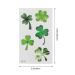 Amosfun 10 Sheets Shamrock Temporary Tattoos - St. Patrick's Day Irish Clover Party Favors - Buy Online on GoSupps.com