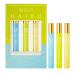 Ellis Brooklyn HAIKU Fragrance Trio - Clean Perfume SALT SWEET & SUN FRUIT Rollerball Perfume for Women Travel Size Perfume Gift Sets for Women SALT SUN FRUIT SWEET 0.33 Fl Oz (Pack of 3)