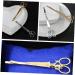 4 Pieces Scissors Shape Hair Clips - Elegant Barrettes & Hair Accessories for Women - Fashionable Hair Styling - Buy Online on GoSupps.com