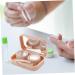 Goohochy Colored Contact Lens Container - Stylish Travel Box for Eye Contacts | Milk Tea Color Travel Case for Easy Lens Storage - Buy Online on GoSupps.com