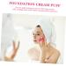 minkissy 2boxes Powder Puff Cosmetic Puffs Makeup Puffs Pads with Strap Foundation Sponge Make up Applicators for Face Handheld Makeup Puff Plastic Abs Makeup Foundation Concealer Travel - Buy Online on GoSupps.com