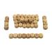 52pcs Square Wood Alphabet Letter Beads 10mm Natural Beech Wooden Letter Beads for Jewelry Making DIY Mom Beading Necklace (10mm 52pcs)