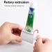 2 Pieces Rolling Tube Toothpaste Squeezer Toothpaste Seat Holder Stand Multifunction Manual Rotate Toothpaste Dispenser Bathroom Tooth Cleaning Accessories -Red White - Buy Online on GoSupps.com