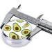 Cartoon Pears Round Pill Box - 3 Compartment Mini Decorative Travel Medicine Organizer - Buy Online on GoSupps.com