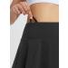 Baleaf Women's Pleated Tennis Skirt with Ruffle Layers and Shorts - Black Medium - Buy Online on GoSupps.com