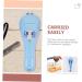 2 Series Box Razor Storage Set - Universal Travel Razor Case & Cover | Safe & Portable Razor Organizer (16.5x6x3.5cm) - Orange & Blue - Buy Online on GoSupps.com