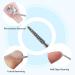 CGBE Nail Miller Attachments | 3/32 Wolfram Carbide Bits for Manicure & Pedicure | Cone Shape Drill Bits for Dead Skin & Rhinestones Removal - Buy Online on GoSupps.com